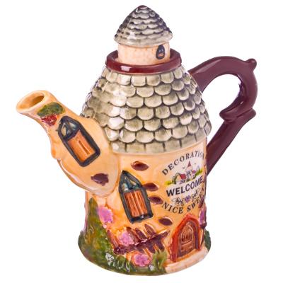 Чайник заварочный керам Домики Чайник 600мл, "Башенка" 824-393