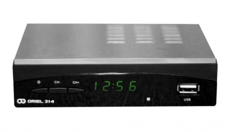 Цифровая TV приставка (DVB-T2) HD Oriel 314+ с дисплеем/Металл корпус