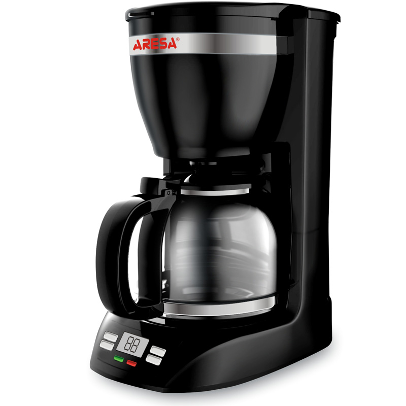 Кофеварка ARESA AR-1606 1,5л .900Вт, ЖК-дисплей ,автоподогрев, пригот. чая, таймер