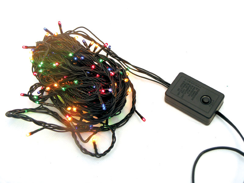 Гирлянда  шнур: черный, светодиодная 160LED LED-8003, дл.3,5м