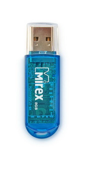 USB2.0 FlashDrives32 Gb Mirex ELF BLUE