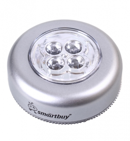 Фонарь Smartbuy Missouri LED (фонарь-подсветка 3штХ4LED,серебристый) SBF-830-S