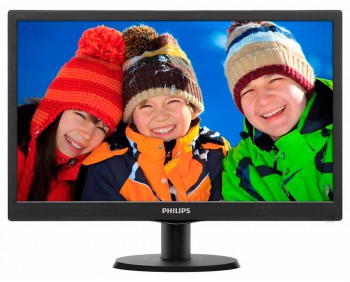 Monitor  Philips TFT 18.5" 193V5LSB2 (10/62) Glossy-Black TN LED 5ms 16:9 10M:1 200cd