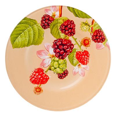 Весенний букет Тарелка десертная стекло 200мм, S3008-R051