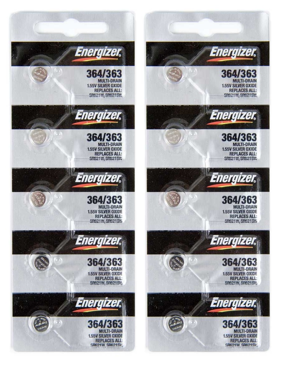 Бат G 1 364    Energizer  Silver Oxide 364 (10шт)