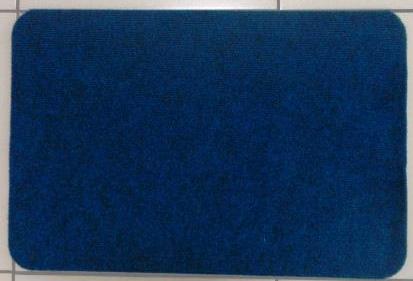 Коврик SOFT придверный 50х80 см, синий, SUNSTEP