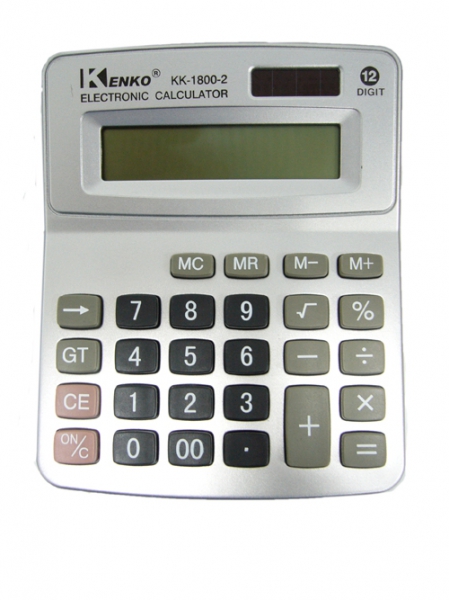Калькулятор Kenko KK-1800 наст., (12 разр., 110х135мм)