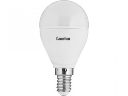 Эл. лампа светодиодная Camelion LED-G45-7.5W-/830/E14(Шар 7.5Вт 220В, аналог 70Вт) уп.1/10/100