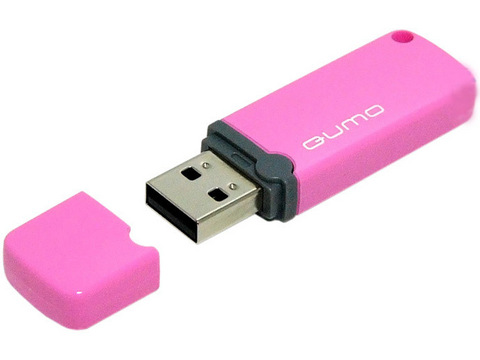 USB2.0 FlashDrives 4Gb QUMO Optiva 02 розовый