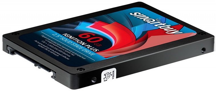 Накопитель 2,5" SSD Smartbuy Ignition PLUS SATA-III 60GB 7mm PS3111 MLC
