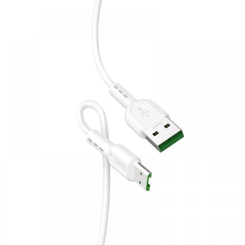 Кабель USB - micro USB HOCO X33 Surge 1 метр, 4A, ПВХ, белый (33/330)