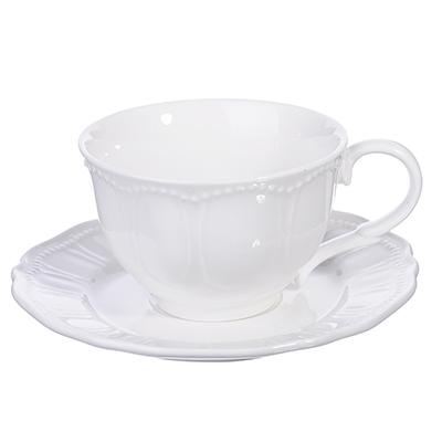 Альбина чайная пара  (чашка 200мл., блюдце 14 см), фарфор