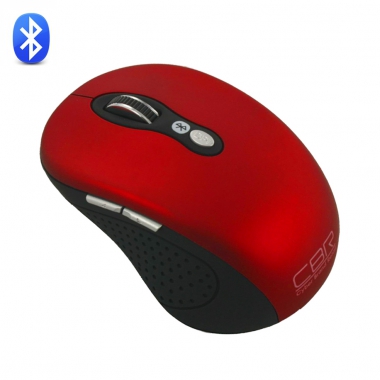 Мышь CBR CM 530 Bluetooth Red, оптика, 800/1200/1600dpi, 2 доп.кл., софттач, мини