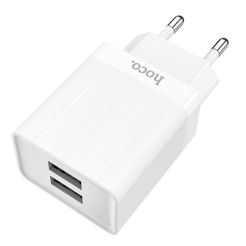 Блок пит USB сетевой  HOCO C51A Белый (5B, 3400mA)