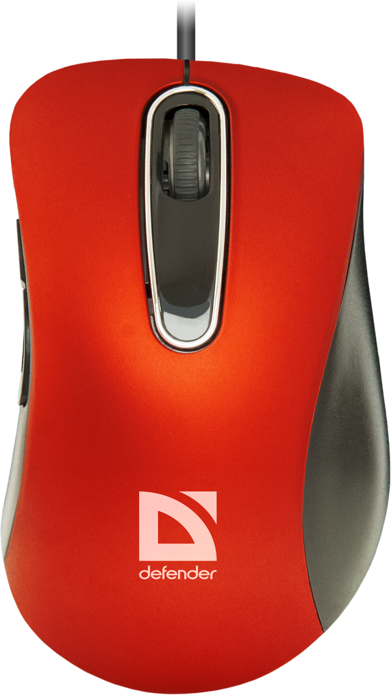 Мышь Defender провод Datum MМ-070 красный, USB 5кн,1000dpi