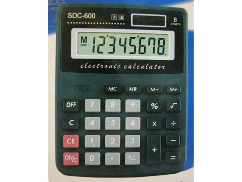 калькулятор  SDC-600 (8 разрядов, настольный)