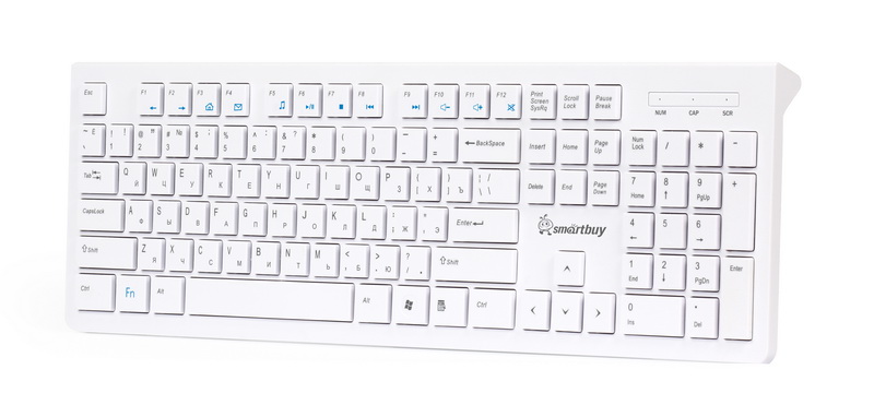 Клавиатура SmartBuy 206 US-W белая   USB мультимедийная (SBK206US-W)