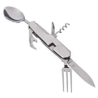 Нож-ложка перочинный FALCO 8 функций, корпус сталь, арт. 676-013