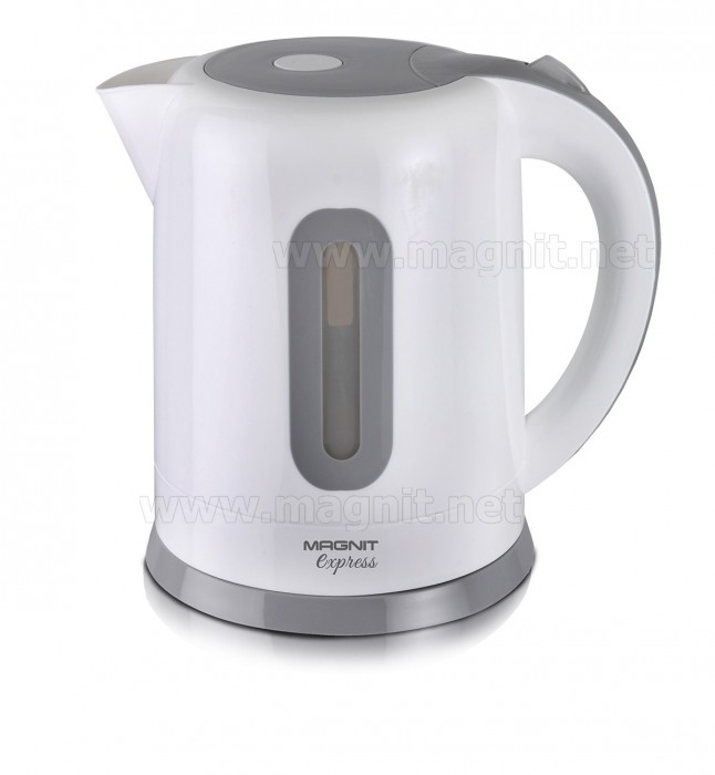 Чайник Magnit RMK-2220 бел-серый (1,7л, 2,2 кВт) пластик