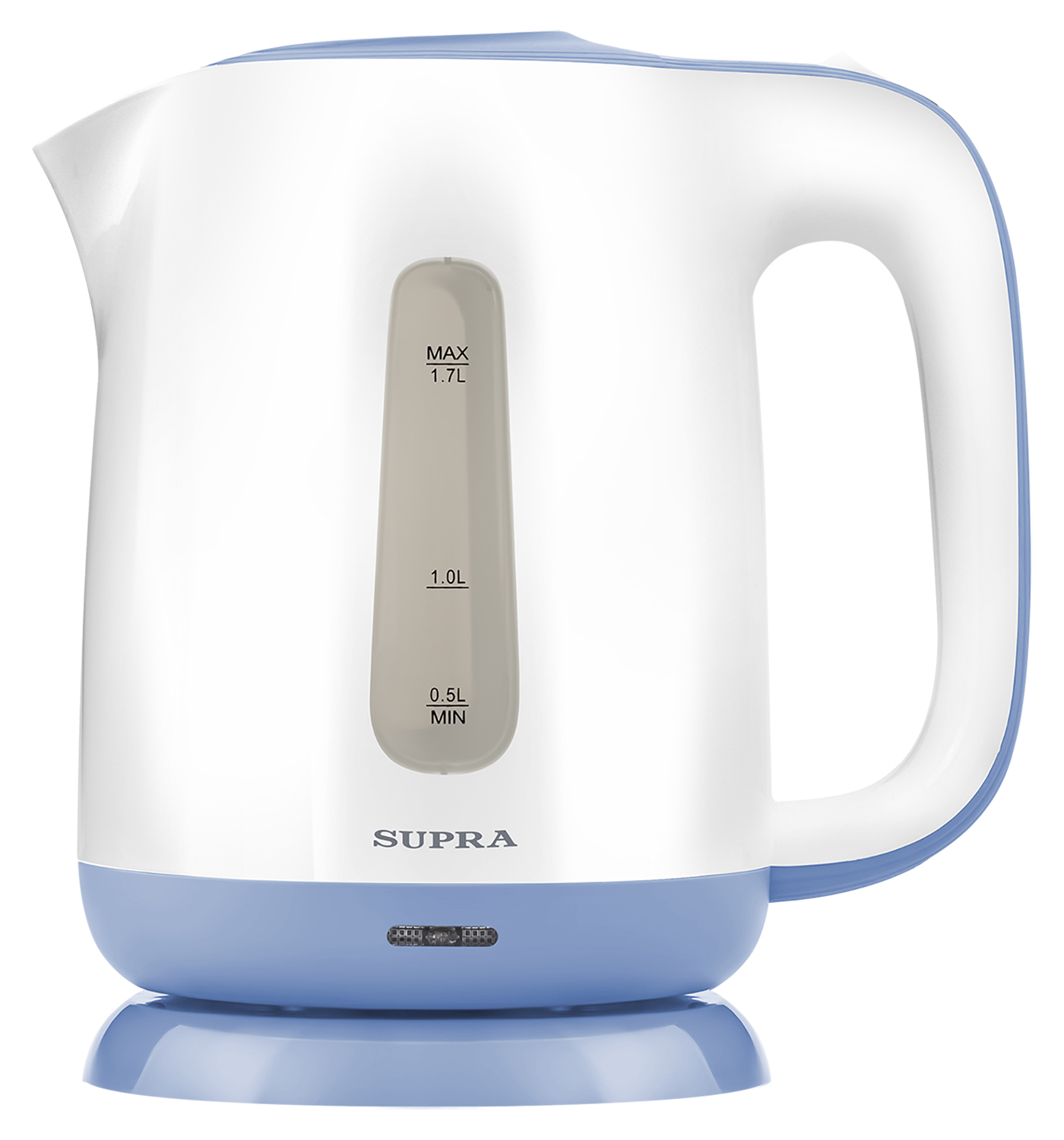 Чайник Supra KES-1724 белый/голуб (1,7л, съемный фильтр)  уп.10шт