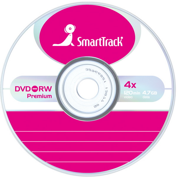 диск SMART TRACK DVD-RW 4,7Gb 4x Slim (5)