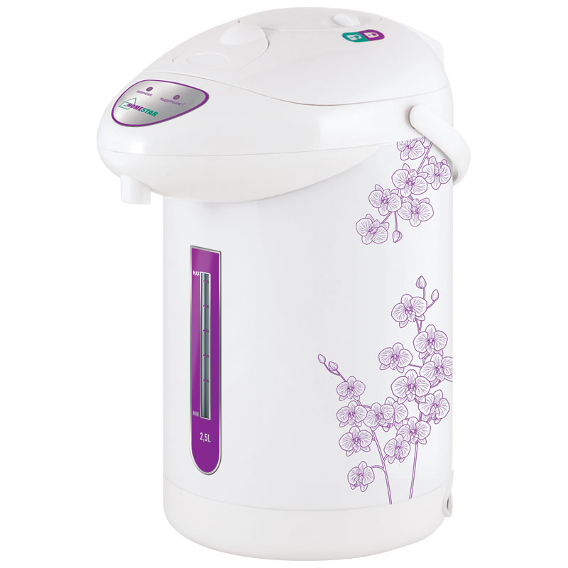 Термопот Homestar HS-5001 2,5 л рисунок фиолетовые цветы