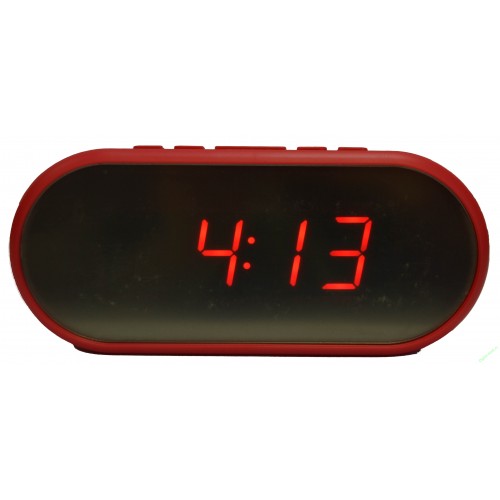 часы настольные VST-712Y/1 зеркальные (красный)