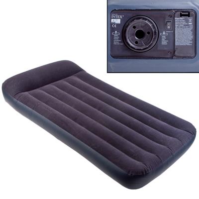 Кровать флок INTEX Pillow Rest Classic, 99x191x23см, встр. элнасос, 66779