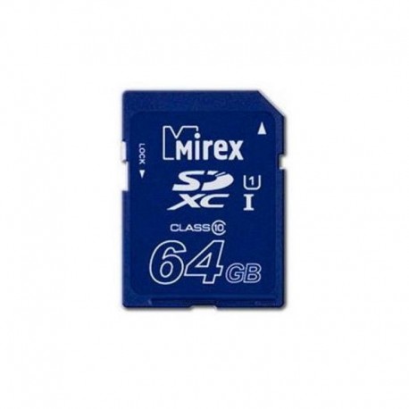 Пам. SDHC Card,64Gb, Class 10, Mirex  UHS-I, class 10