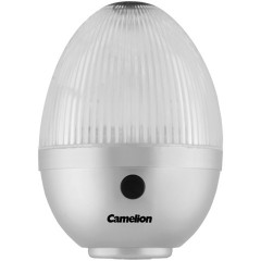 Фонарь  Camelion LED 6247 ("Яйцо", 3xR6,серебро,8 LED,магн,компас,пласт,коробка,замена LED5230)