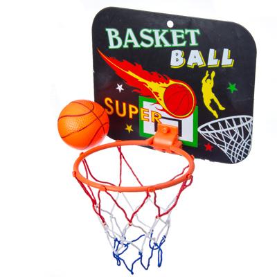 Набор для баскетбола детский (корзина 23х18см, 2 мяча), пластик, ПВХ