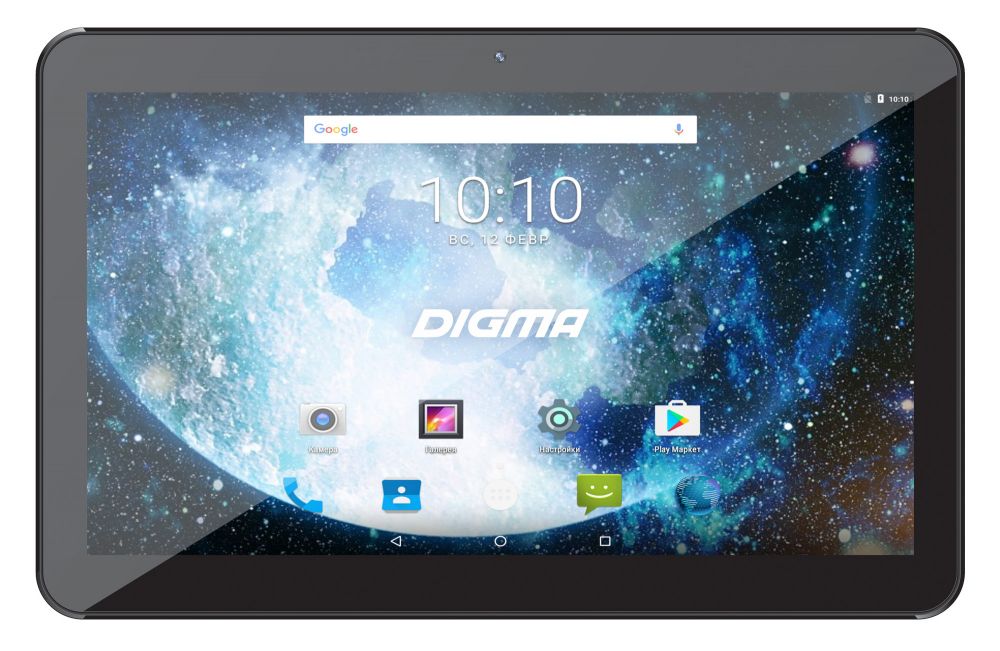 Интернет-планшет Digma Plane 1713T 10,1" 3G MT8321 4C 1/16Gb TN 1024x600 And7.0 черн BT GPS 2/0,3Мр