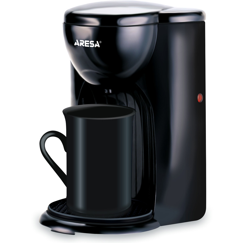 Кофеварка ARESA AR-1605 дна чашка  125 мл , съемный моющийся нейлон фильтр (6/уп)