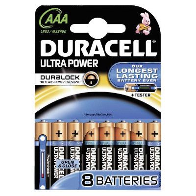 Бат LR3            Duracell Ultra Power BP-8 (80шт)