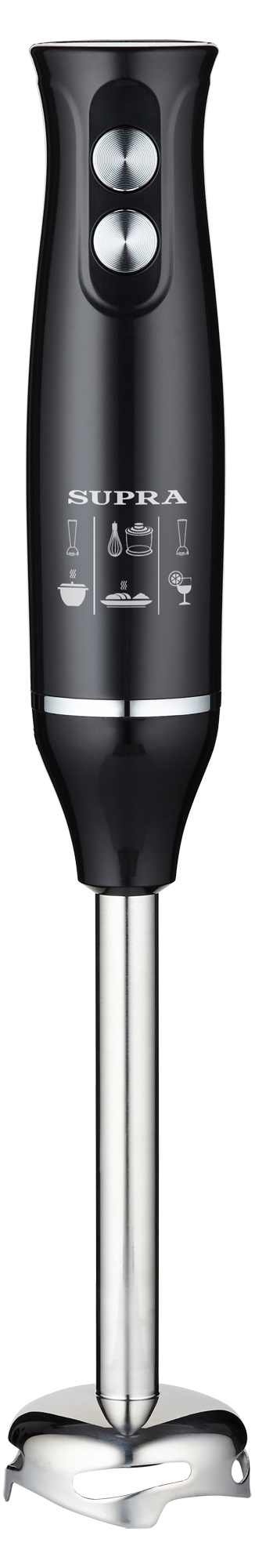 Блендер Supra HBS-832S черный 800 Вт, 2 скор