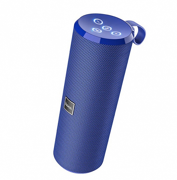 Колонка портативная с BLUETOOTH HOCO BS33 Синий (10W, MP3/TF/USB/AUX-3,5мм, аккум, 21*7.2*7.5см)