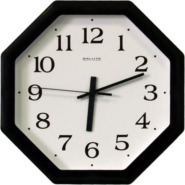 Часы настенные  Салют 28х28  П - В6 - 021 пластик (10/уп)