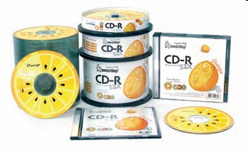 диск Smart Buy CD-R 52x, Bulk (100) Fresh-Orange