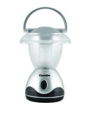 Фонарь  Camelion LED 5210-3 (фонарь для кемпинга, пластик, серебро, 3 светодиода, 3xR6)