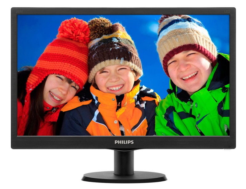 Monitor  Philips 19.5" 203V5LSB26 (10/62) Black TN+film LED 5ms 16:9 10M:1 200cd