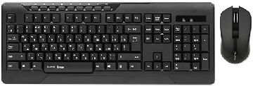 Комплект Qumo Omega К27/М27 клавиатура K27 беспр + мышь M27 беспр , офис