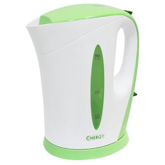Чайник ENERGY E-215 бело-зелёный (1,7л ) 8шт/уп