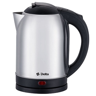 Чайник DELTA DL-1329 нерж 1500 Вт, 2 л (12/уп)