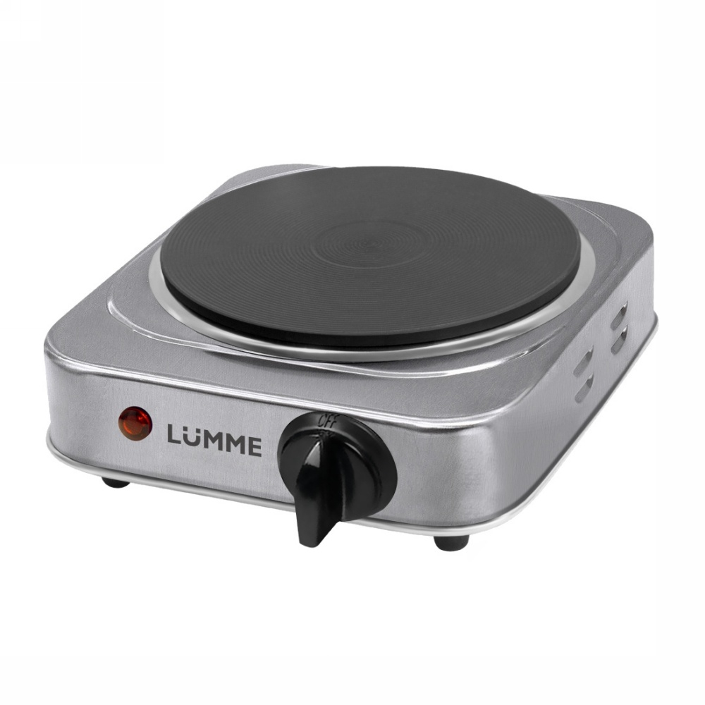 Электроплитка LUMME LU-3625 сталь, 1 конф. 15,5см, чугун, 1200Вт 9/уп