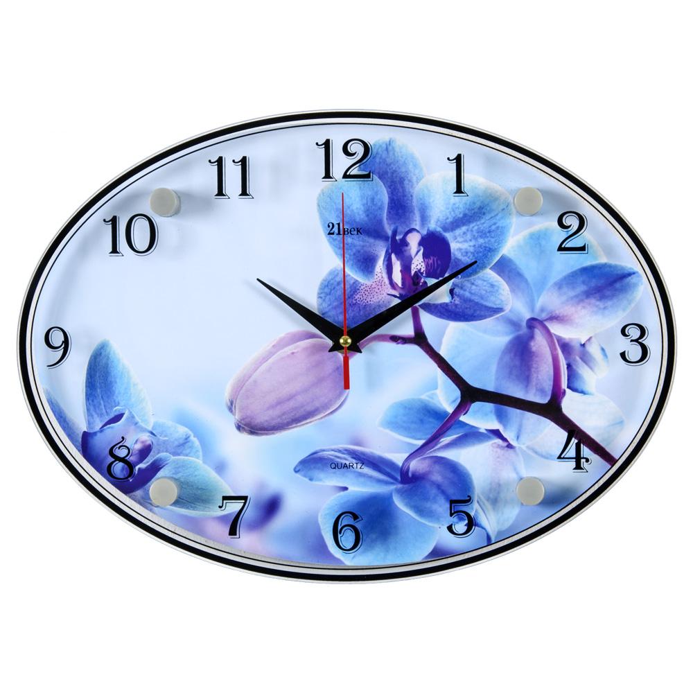 Часы настенные СН 2434 - 1253 Орхидеи овальн (24х34)