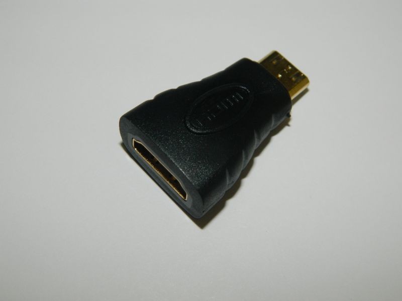 Переходник штекер HDMI- гнездо mini HDMI