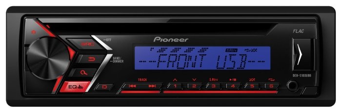 Авто магнитола  PIONEER DEH-S100UBB (CD/MP3)