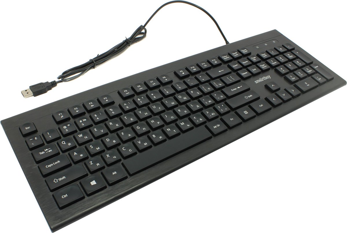 Клавиатура Smartbuy 223 ONE USB Black мультимедийная (SBK-223U-K)