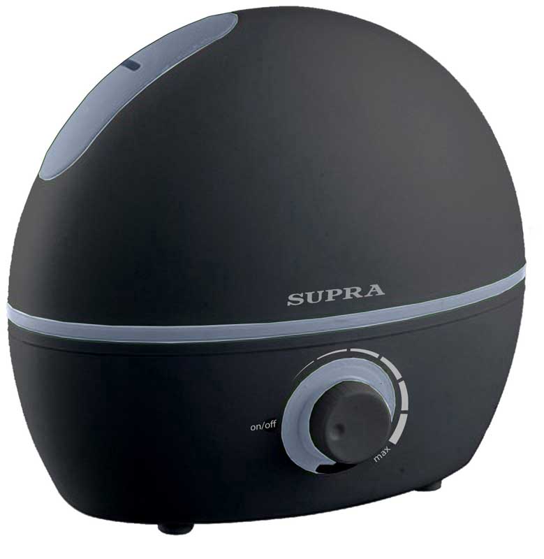 Увлажнитель Supra HDS-102 чёрн (ультрозвуковой, 2л, 300мл/ч)