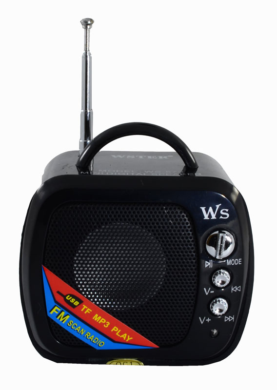 Мини колонки MP3 TDS WS-575 (TF,USB, 3W,FM,аккум BL-5В)